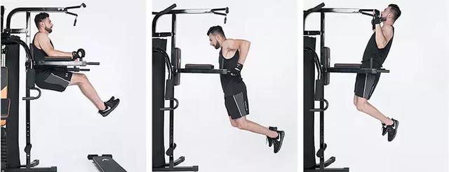 三人站健身器材使用图解_三人站综合器械怎么用_三人站综合训练器安装